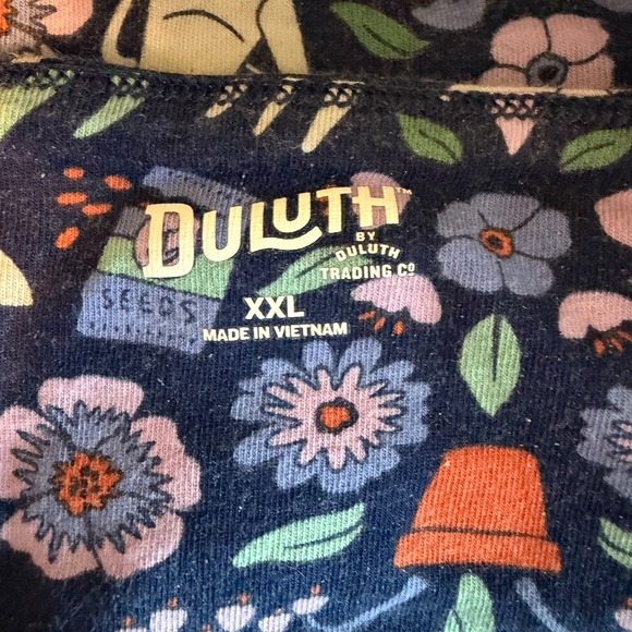 Duluth Trading Co. Bra Womens XXL Garden Print Soft Bralette Low Impact Set Of 3 - Picture 4 of 9